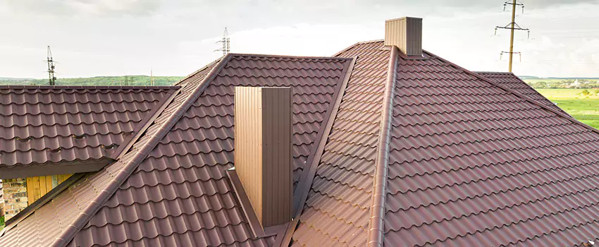 Residential Chimney Flashing Restoration in Banning, CA