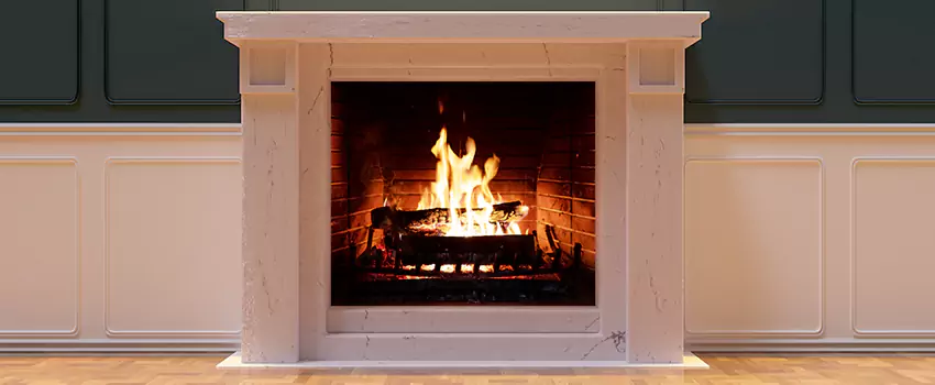 Decorative Electric Fireplace Installation in Banning, California