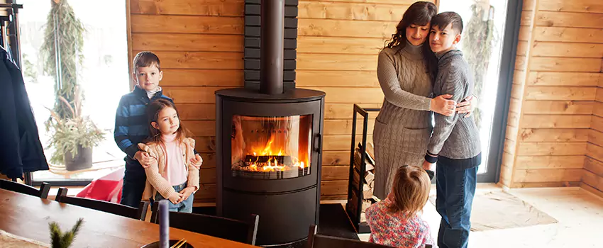 Morso Cast Iron Fireplace Insert Installation in Banning, California