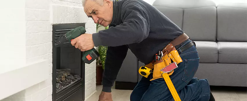 New Indoor Fireplace Installation in Banning, California