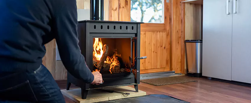 Open Hearth Wood Fireplace Installation in Banning, CA
