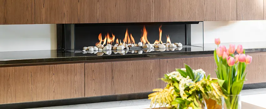 Double-height Fireplace Design Refurbishment in Banning, California